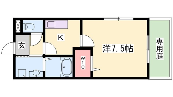 京口駅 徒歩25分 1階の物件間取画像